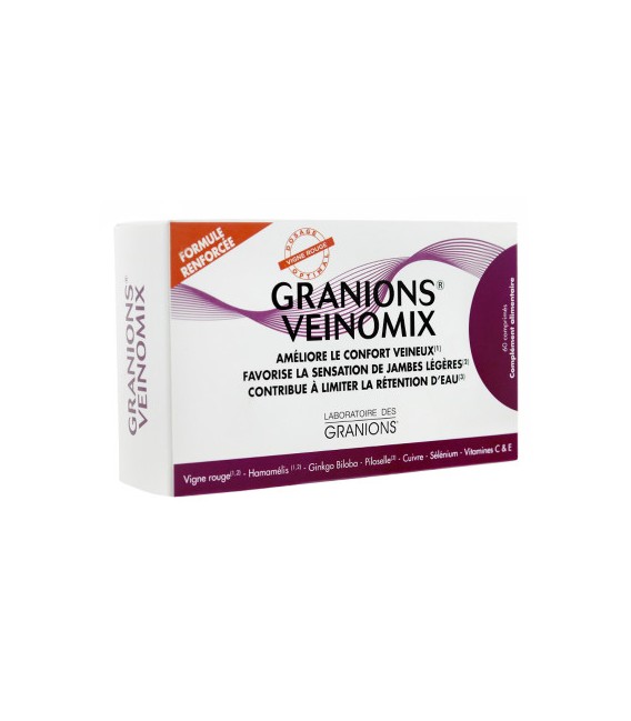 Granions Veinomix Jambes Légères 60 Comprimés
