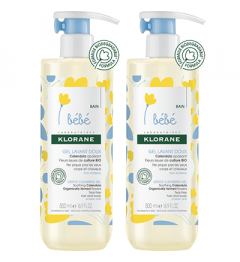 Klorane Bébé Gel Lavant Doux 2x500Ml