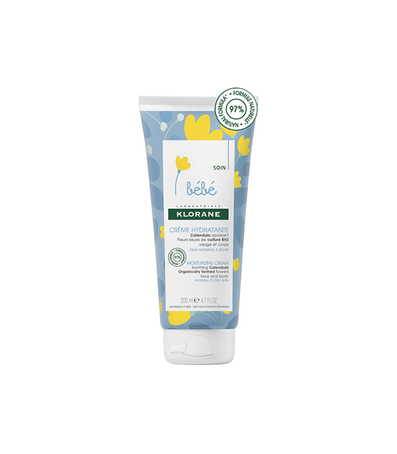 Klorane Bébé Crème Hydratante au Calendula 200Ml