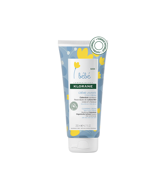 Klorane Bébé Crème Lavante au Cold Cream 200Ml