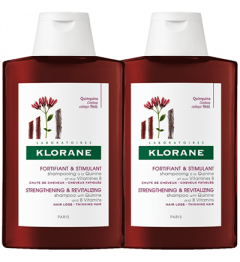 Klorane Shampoing Fortifiant à la Quinine 2x400ml