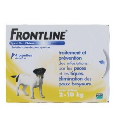 Frontline Spot On Chien 2-10Kg 4 pipettes