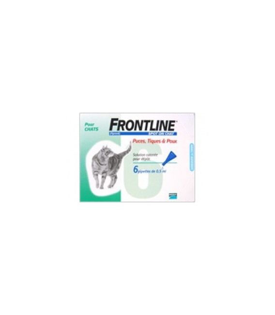 Frontline Spot On Chat 6 pipettes pas cher