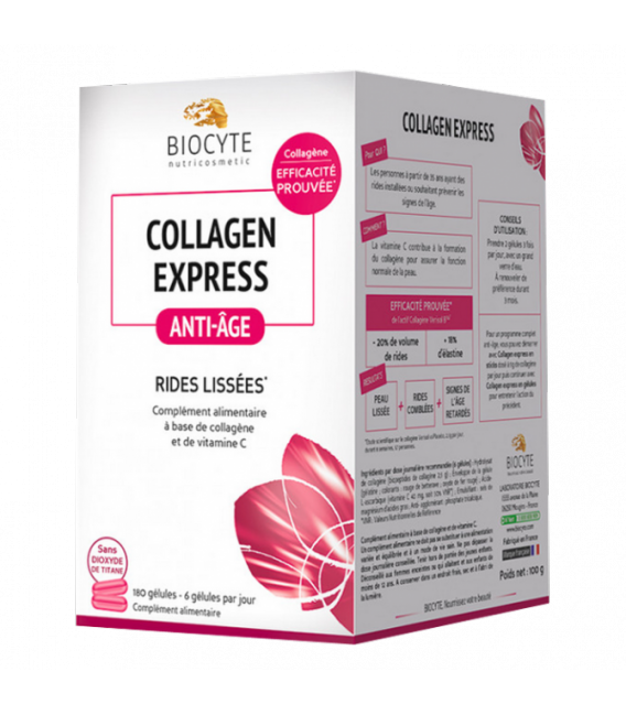 Biocyte Collagen Max Anti Express 180 Gelules