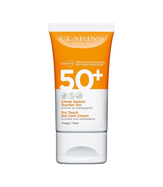 Clarins Solaire Visage Crème Toucher Sec SPF50 50Ml