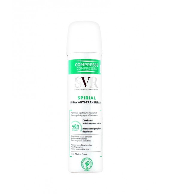 SVR Spirial Déodorant Anti Transpirant Spray 75Ml