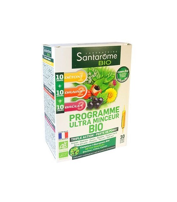 Santarome Bio Programme Ultra Minceur 30 Ampoules