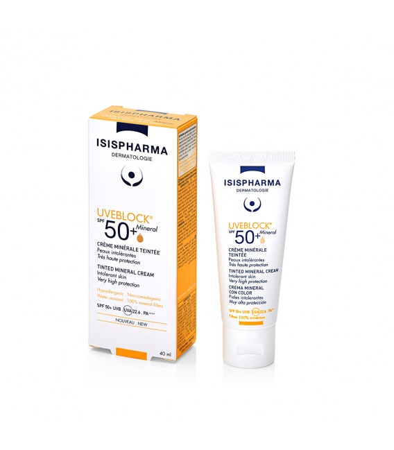 Isis Pharma Solaires Crème Minérale Teinté SPF50 40Ml