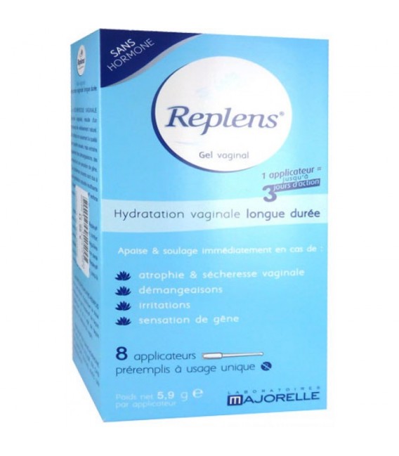 Replens Gel Vaginal 8 Applicateurs