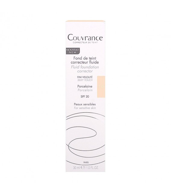 Avène Couvrance Fond de Teint Correcteur Fluide 30Ml Porcelaine