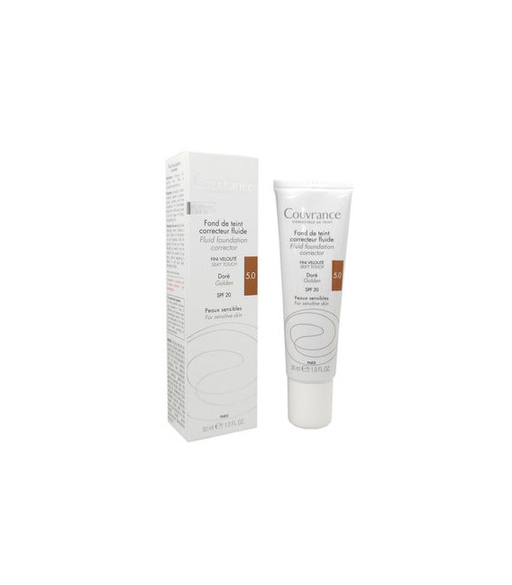 Avène Couvrance Fond de Teint Correcteur Fluide 30Ml Doré