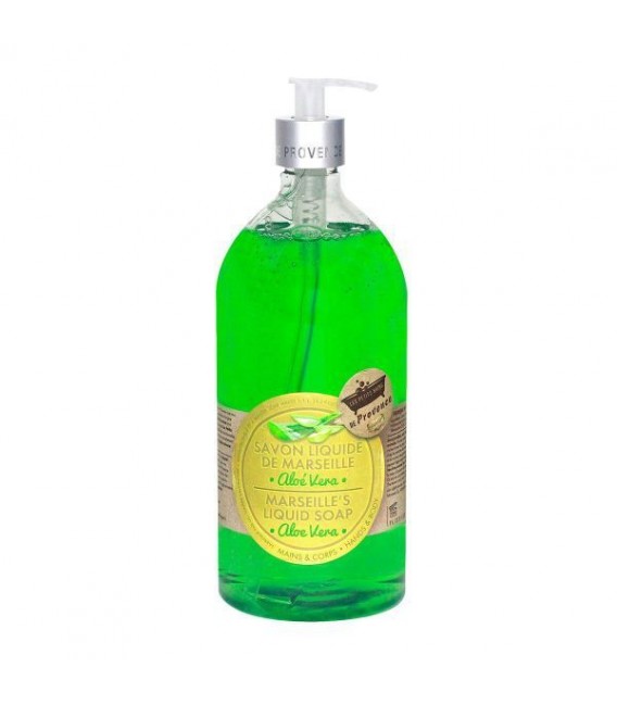 Les Petits Bains de Provence Savon Liquide 1L Aloe Vera