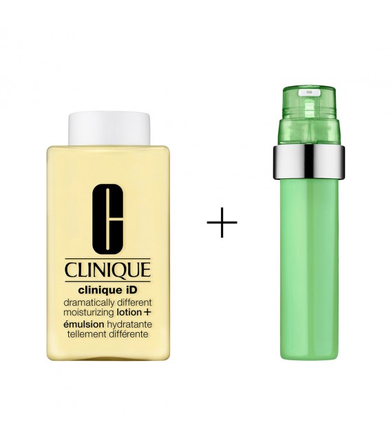 Clinique Base Emulsion Soyeuse 115Ml et Cartouche d'Actif Concentré Irritation 10Ml