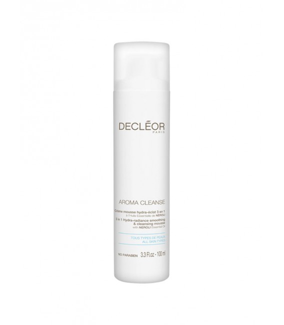 Décleor Crème Mousse Hydra Eclat 3 en 1 100Ml