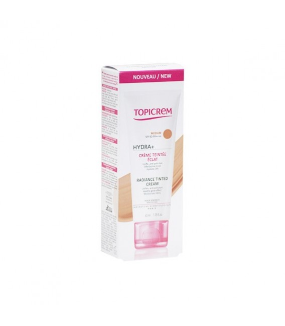 Topicrem Crème Teintée Eclat Medium SPF40 40Ml