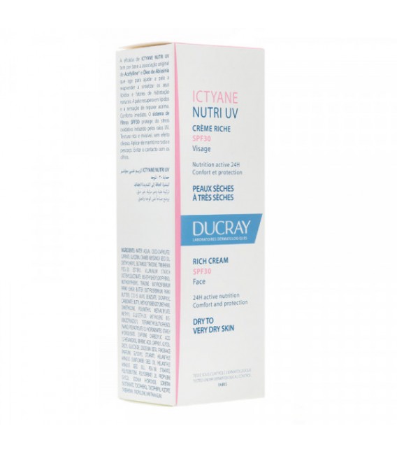 Ducray Ictyane Crème Riche UV SPF30 40Ml