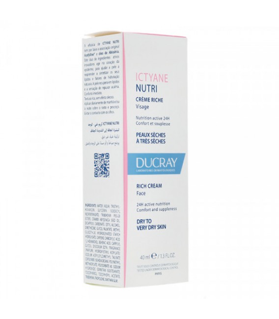 Ducray Ictyane Crème Riche 40Ml