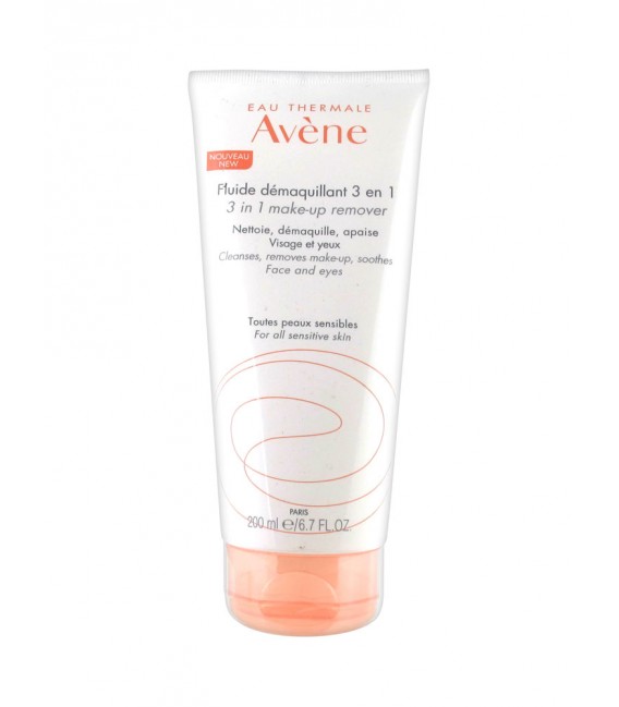 Avène Fluide Démaquillant 3 en 1 200Ml