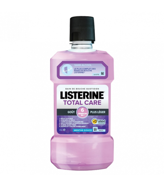 Listerine Total Care Zéro Bain de Bouche 500 Ml pas cher