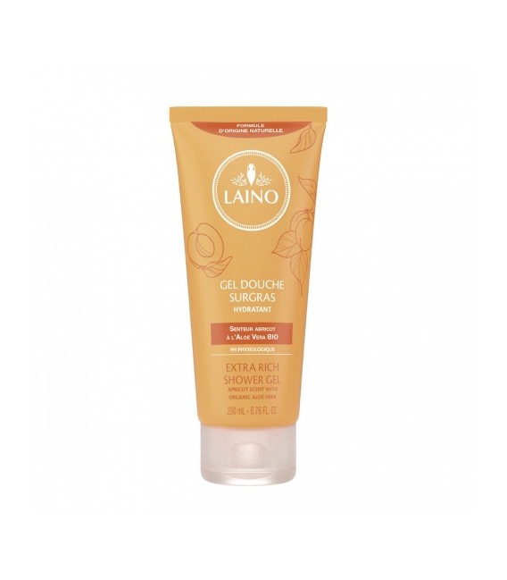 Laino Gel Douche Aloe Vera Senteur Abricot 200Ml