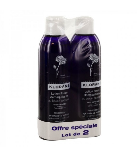 Klorane Bleuet Démaquillant Yeux 2x200Ml