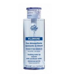 Klorane Bleuet Eau Micellaire Visage, Lèvres et Yeux 400Ml