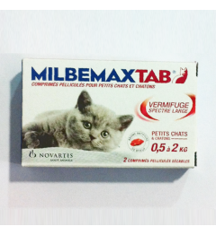 Milbemax Chaton 2 Comprimés pas cher