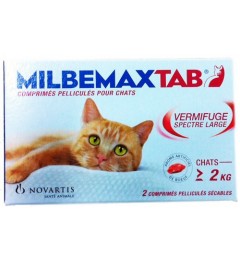 Milbemax Chat 2 Comprimés