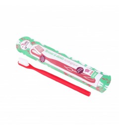 Lamazuna Brosse à Dents Bio Végétale Medium Framboise