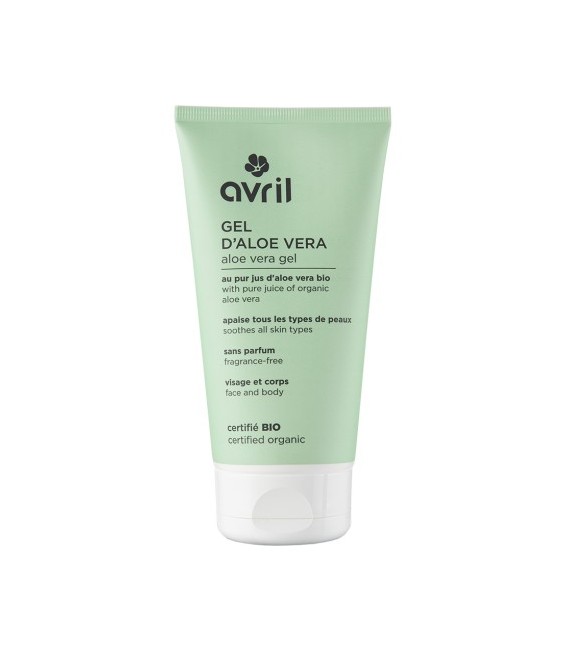 Avril Gel d’aloe vera 150 ml Certifié bio