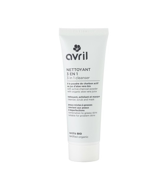 Avril Nettoyant 3 en 1 50 ml Certifié bio