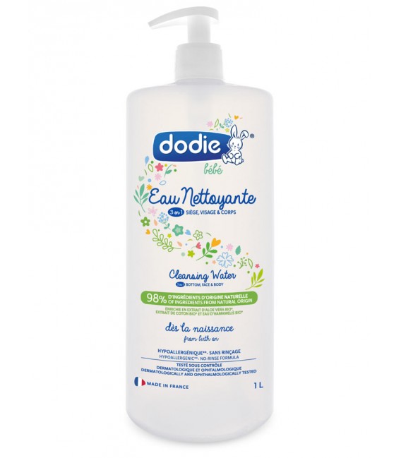 Dodie Eau Nettoyante 3 en 1 1 Litre