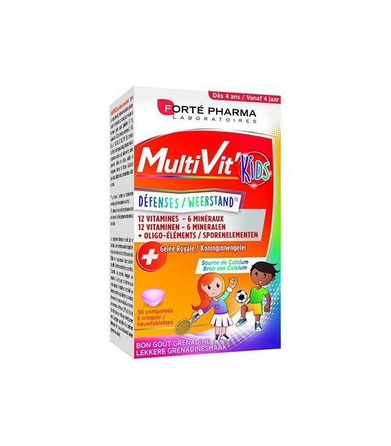 Forté Pharma Multivit 4G Kids 30 Comprimés