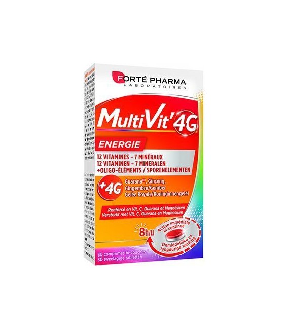 Forté Pharma Multivit 4G Energie 30 Comprimés