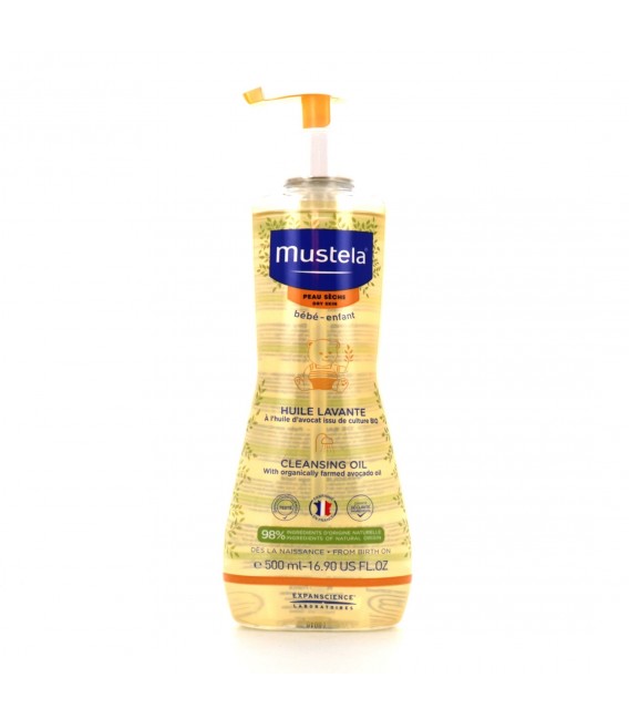 Mustela Huile Lavante Huile d'Avocat Bio 500Ml