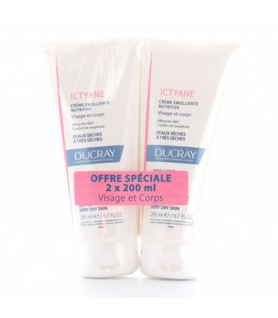 Ducray Ictyane Crème 2x200Ml