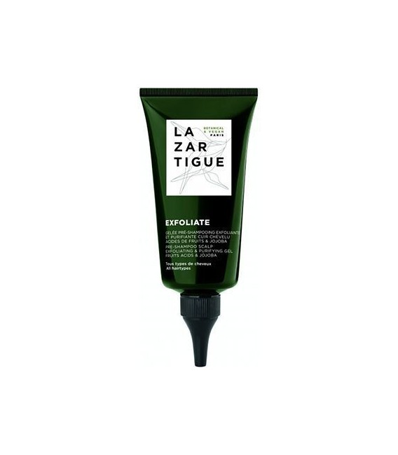 Lazartigue Gelée Pré Shampoing Exfolitante et Purifiantes Acides de Fruits et Jojoba 75Ml