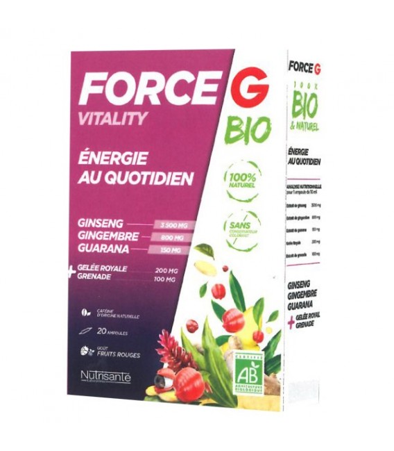 Force G Vitality Bio 20 Ampoules