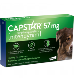 Capstar 57Mg Chiens 6 Comprimés