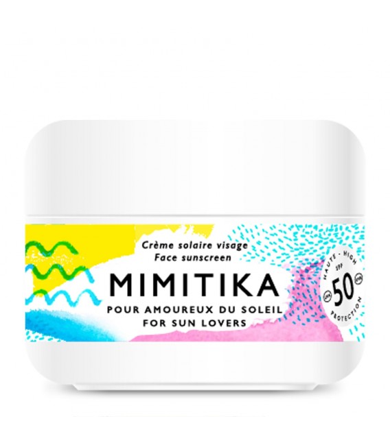 Mimitika Crème Solaire Visage SPF 50 50ml