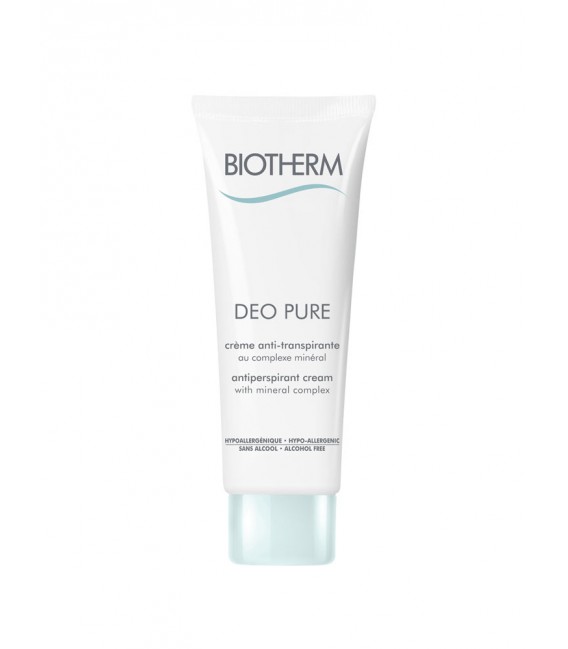 BIOTHERM Déo Pure 24H Crème Anti-Transpirante 75 Ml