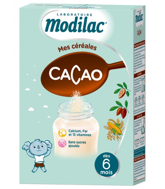 Modilac Céréales Cacao 300 Grammes