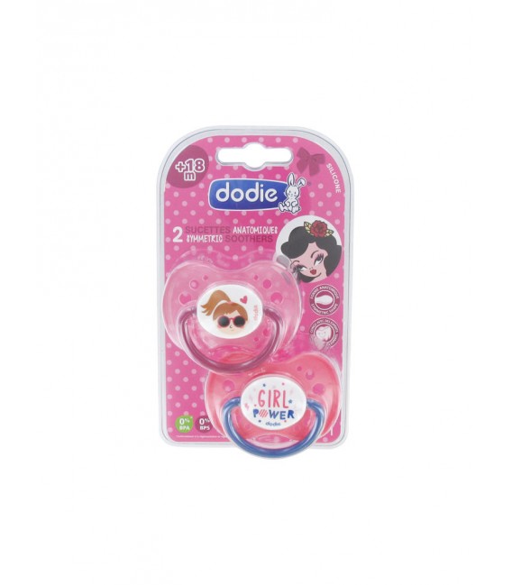 Dodie Sucette Silicone Duo Fan Plus de 18 Mois