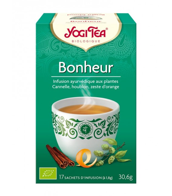 Yogi Tea Tisane Bonheur 17 Sachets