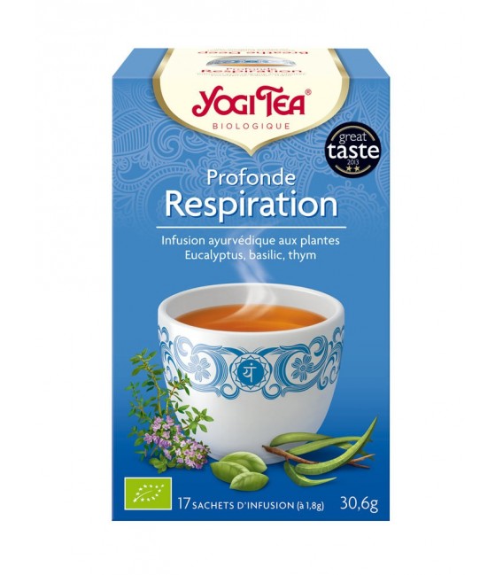 Yogi Tea Tisane Profonde Respiration 17 Sachets