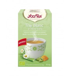 Yogi Tea Tisane Thé Blanc à l'Aloe Vera 17 Sachets