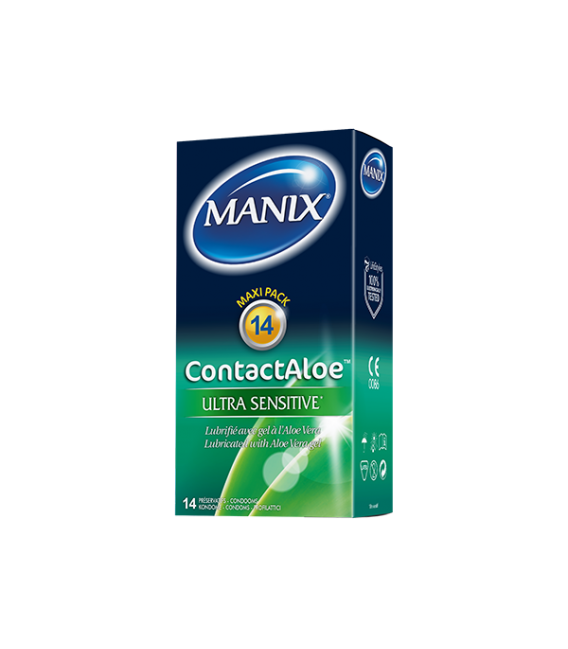 Manix Préservatif Contact Aloe Boite de 14