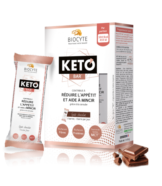 Biocyte Keto Barre Boite de 7 Barres