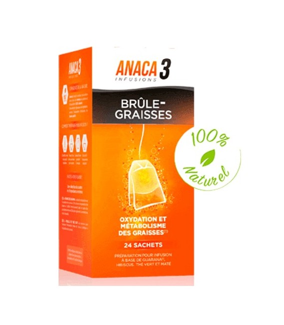 Anaca 3 Infusion Brule Graisses 24 Sachets