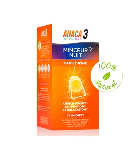 Anaca 3 Infusion Minceur Nuit 24 Sachets